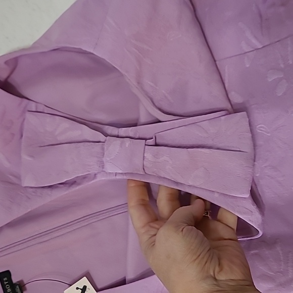 NWT Talbots light purple textured dress size 14 - Picture 5 of 11